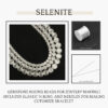 Selenite Natural AAA Beads For Bracelet