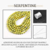 Serpentine Natural AAA Beads For Bracelet