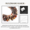 Sulemani Hakik Natural AAA Beads For Bracelet