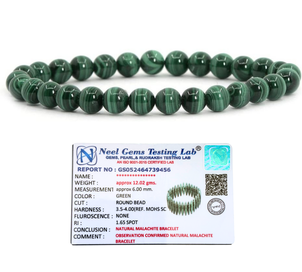 Malachite Stone Natural AAA Bracelet