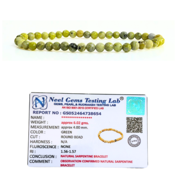 Serpentine Stone Natural AAA Bracelet