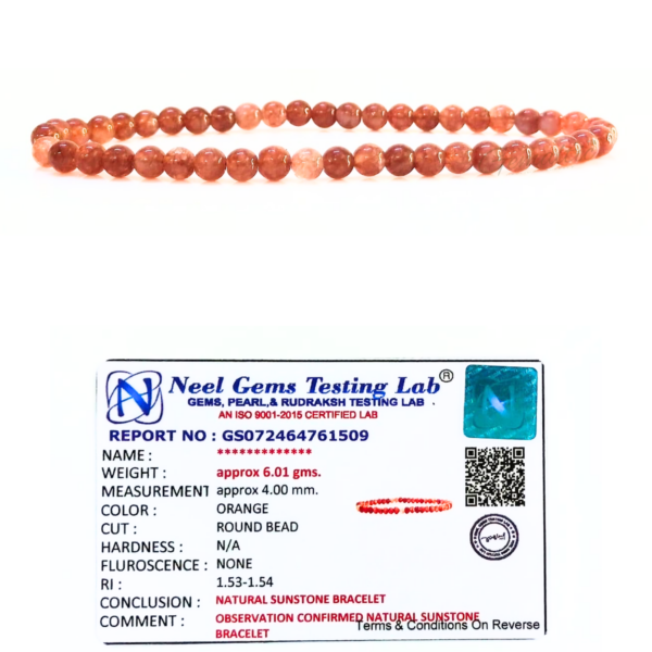 Sunstone Stone Natural AAA Bracelet