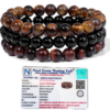 Gemstones Beaded Bracelets Healing Crystal Stone Stretch Elastic Bracelet Tiger Eye