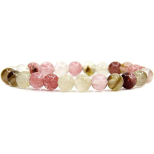 Watermelon Quartz Stone Natural AAA Bracelet