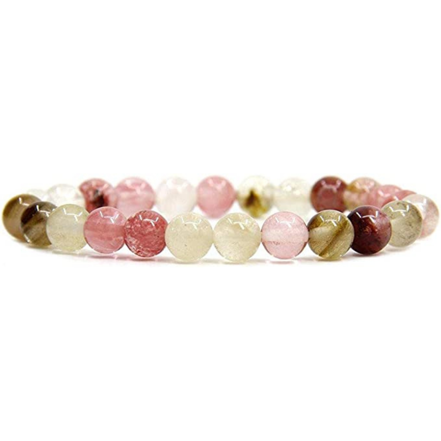 Water-Melon-Quartz-1-1.png Watermelon Quartz Stone Natural AAA Bracelet