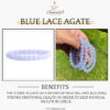 Blue Lace Agate Natural AAA Bracelet