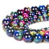 Rainbow Tiger Eye Natural AAA Beads