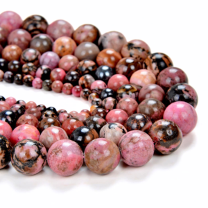 Rhodonite Natural AAA Beads For Bracelet Necklace DIY Jewelry Making Design