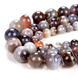 "Shop Botswana Natural AAA Beads at Gemaltic.com. Premium Botswana Agate beads for jewelry and decor. Discover high-quality natural gemstones for fashion and home."