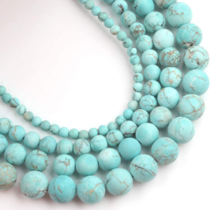 Turquoise Blue Natural AAA Beads For Bracelet Necklace DIY Jewelry Making Design