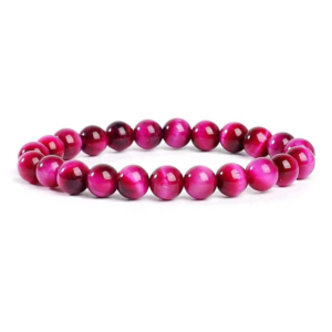 Pink Tiger Eye Stone Natural AAA Bracelet