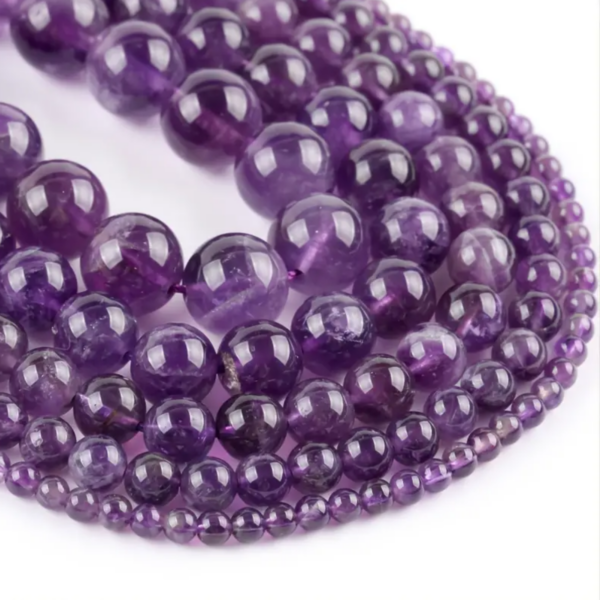 Amethyst Natural AAA Beads For Bracelet Necklace DIY Jewelry Making Design