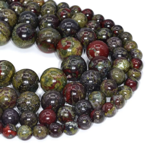 Dragon Bloodstone Natural AAA Beads