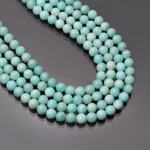 Blue Amazonite Natural AAA Beads