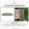 Golden Hematite Natural AAA Bracelet