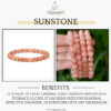Sunstone Stone Natural AAA Bracelet