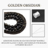 Golden Obsidian Natural AAA Beads