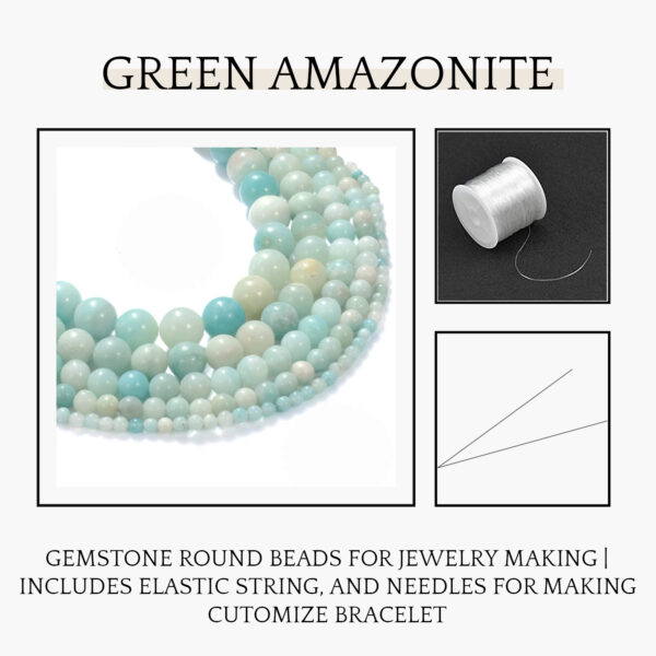 Green Amazonite Natural AAA Beads For Bracelet