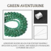 Green Aventurine Natural AAA Beads For Bracelet