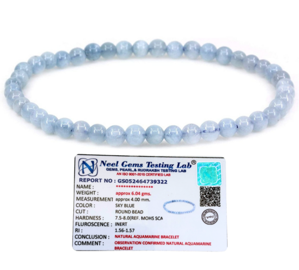 Aquamarine Natural AAA Bracelet