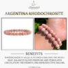 Argentina Rhodochrosite Natural AAA Bracelet