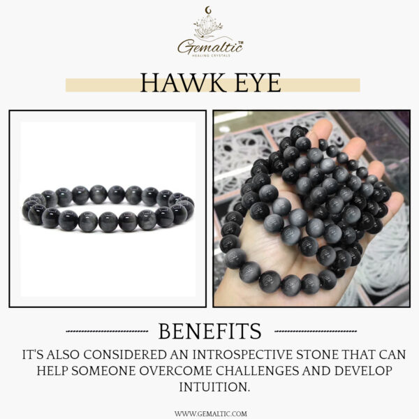 Hawks Eye Quartz Natural AAA Bracelet
