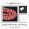 Cherry Quartz Natural AAA Beads