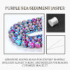 Purple Sea Sediment Jasper Natural AAA Beads