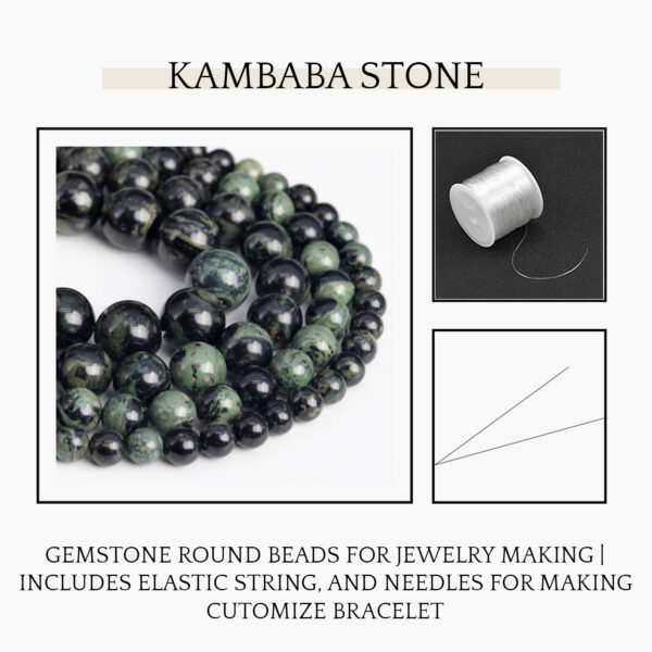 Kambaba Stone Natural AAA Beads