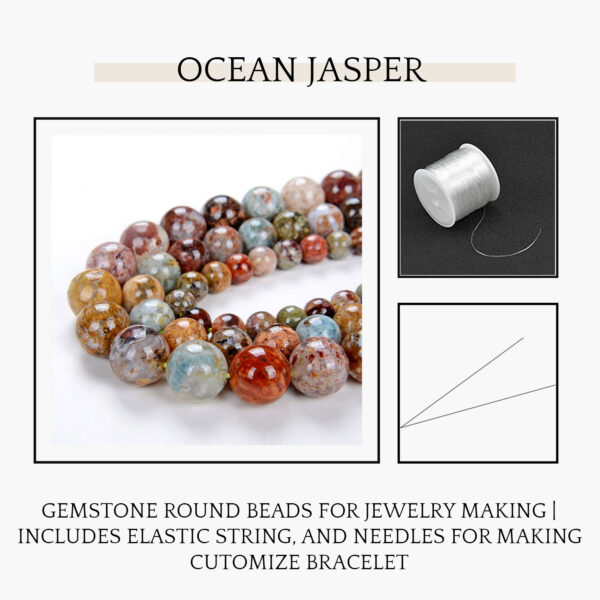 Ocean Jasper Natural AAA Beads
