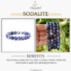 Sodalite Stone Natural AAA Bracelet
