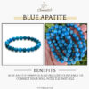 Blue Apatite Natural AAA Bracelet
