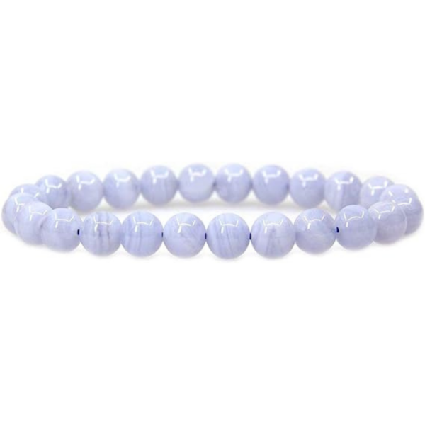 Blue Lace Agate Natural AAA Bracelet