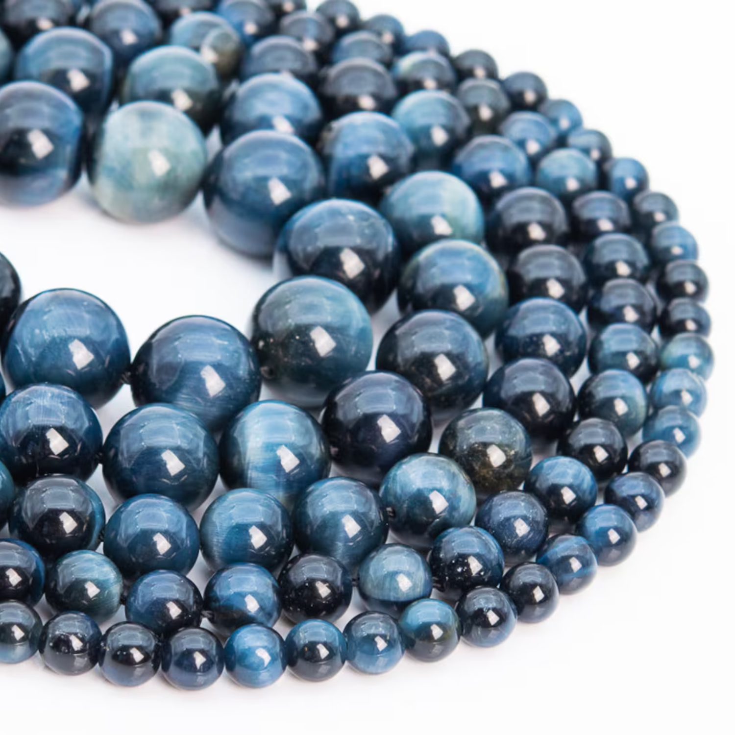 1 Hawks Eye Quartz Natural AAA Beads