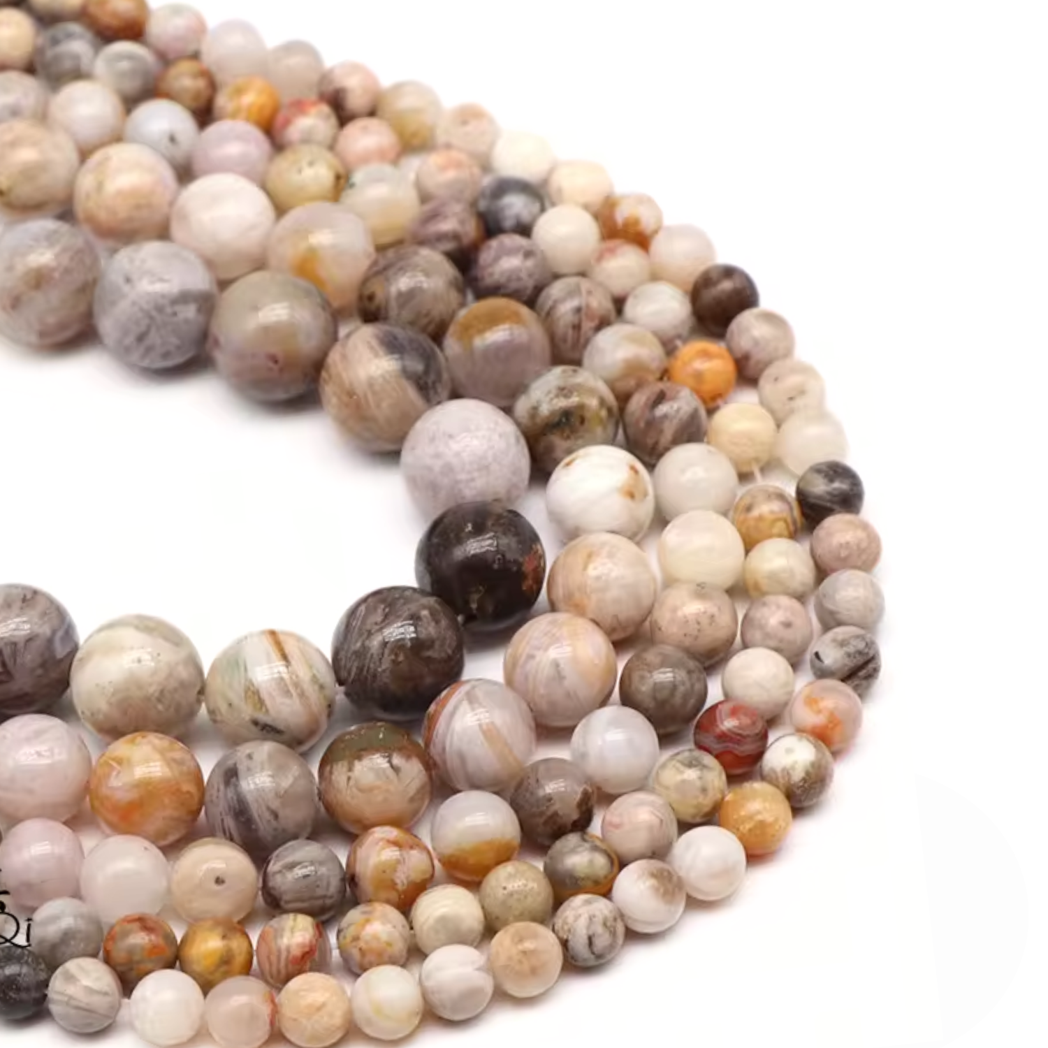 1 Bamboo Leaf Agate Natural AAA Beads For Bracelet Necklace DIY Jewelry Making Design