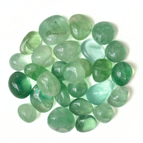 Green Fluorite Tumbled Stone