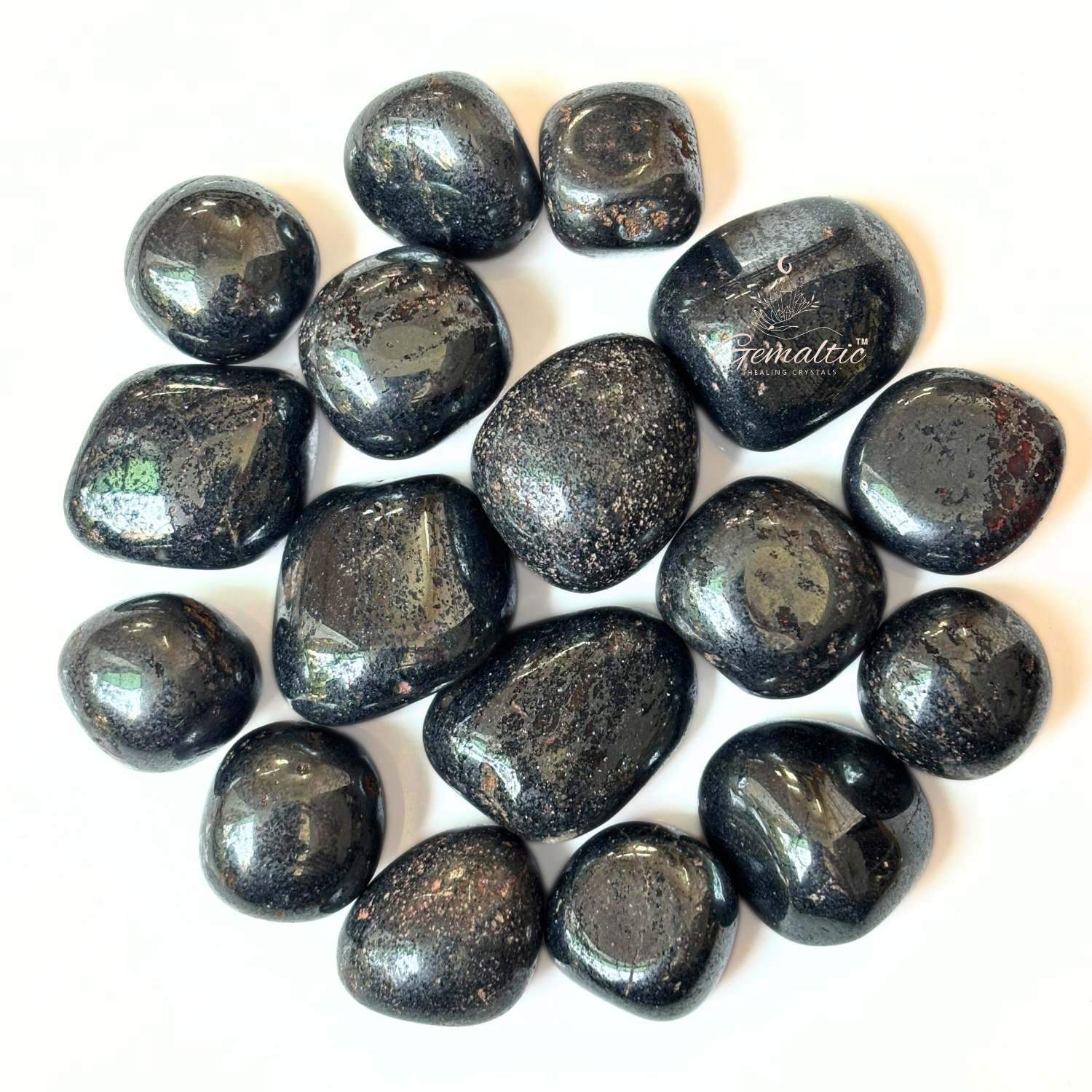 3 Hematite Tumbled Stone