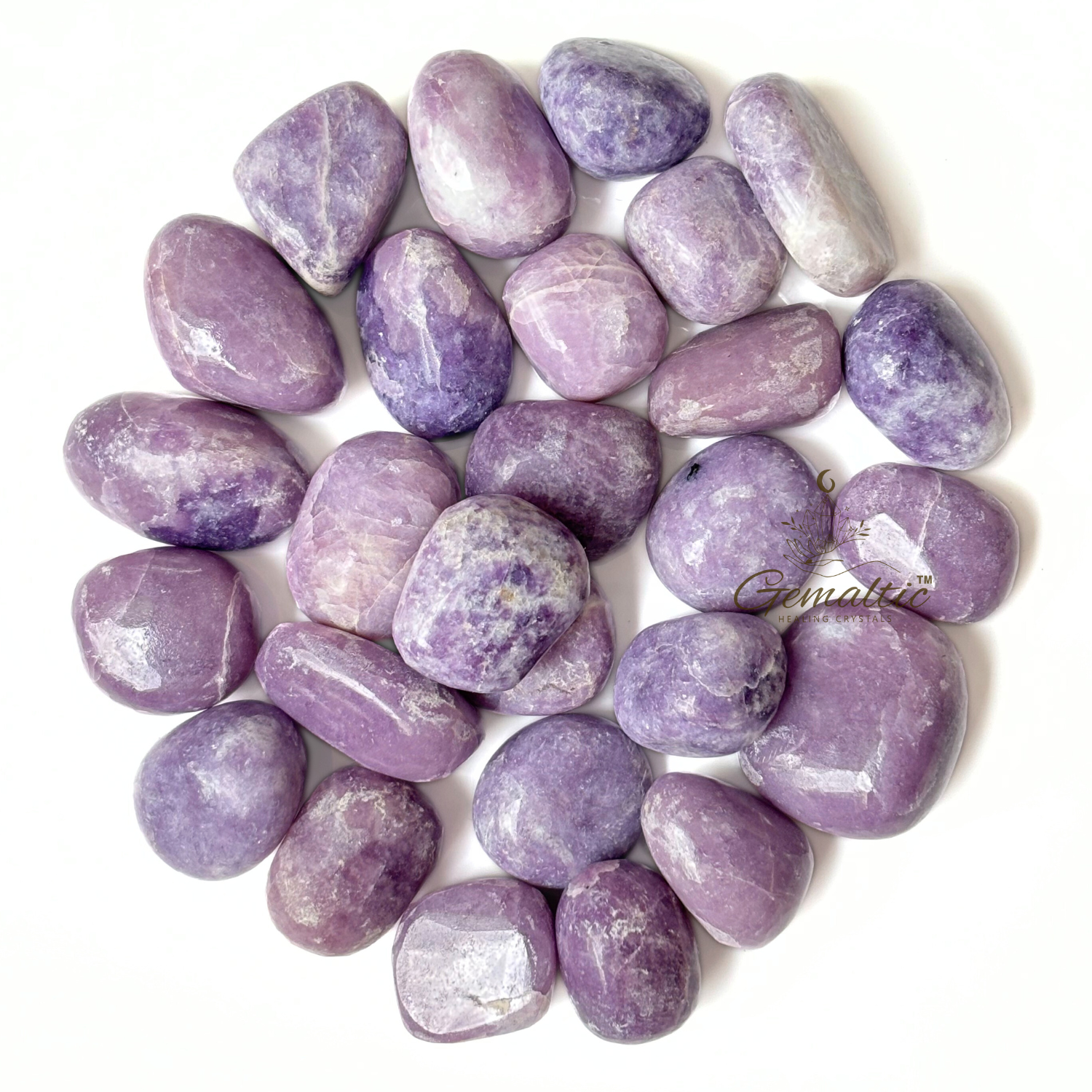 3 Lepidolite Tumbled Stone