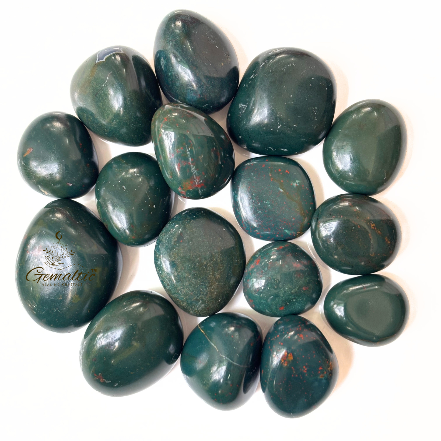 3 Bloodstone Tumbled Stone