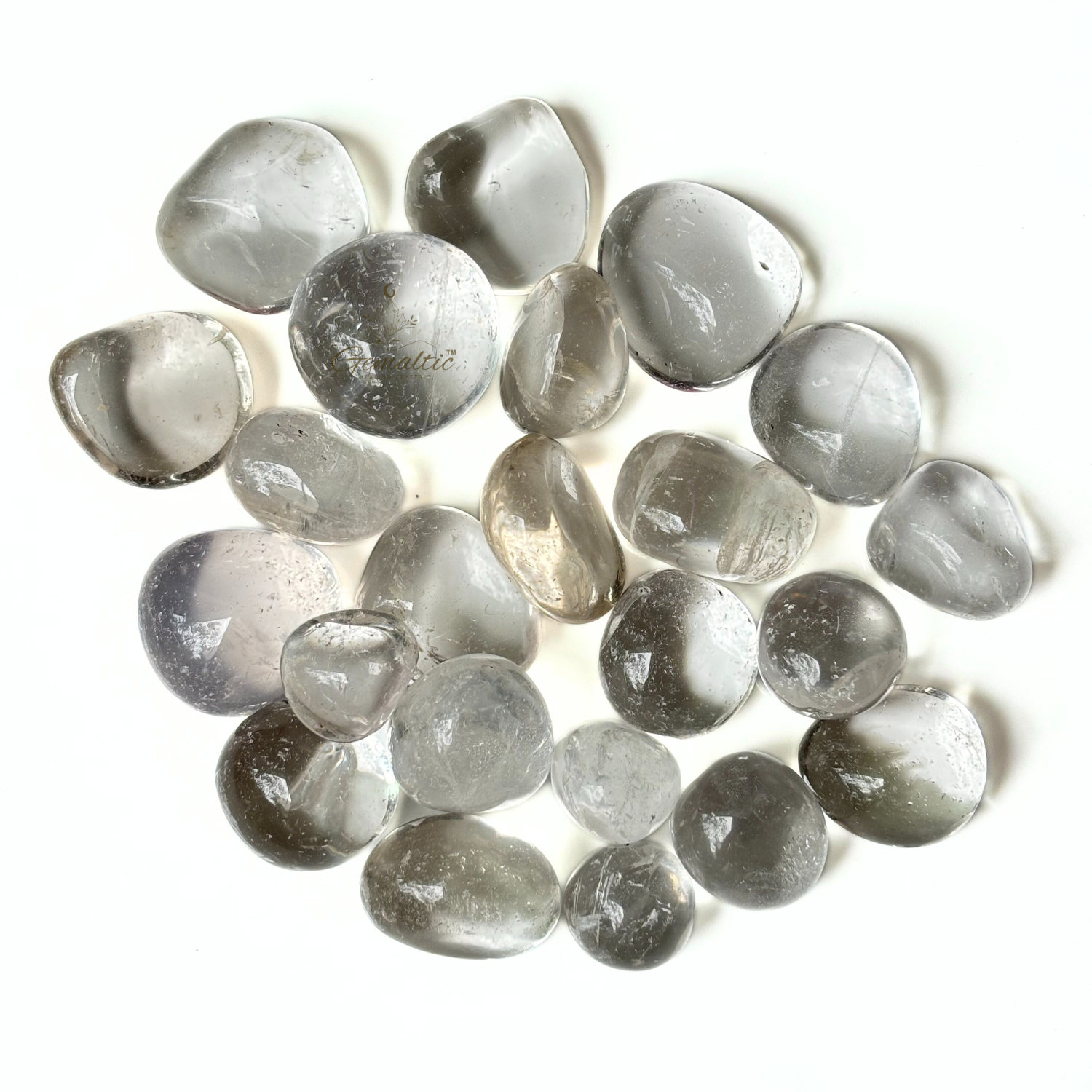 3 Clear Quartz Tumbled Stone
