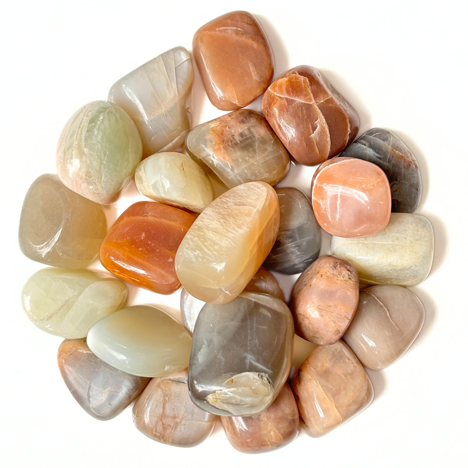 Peach Moonstone Tumbled Stone