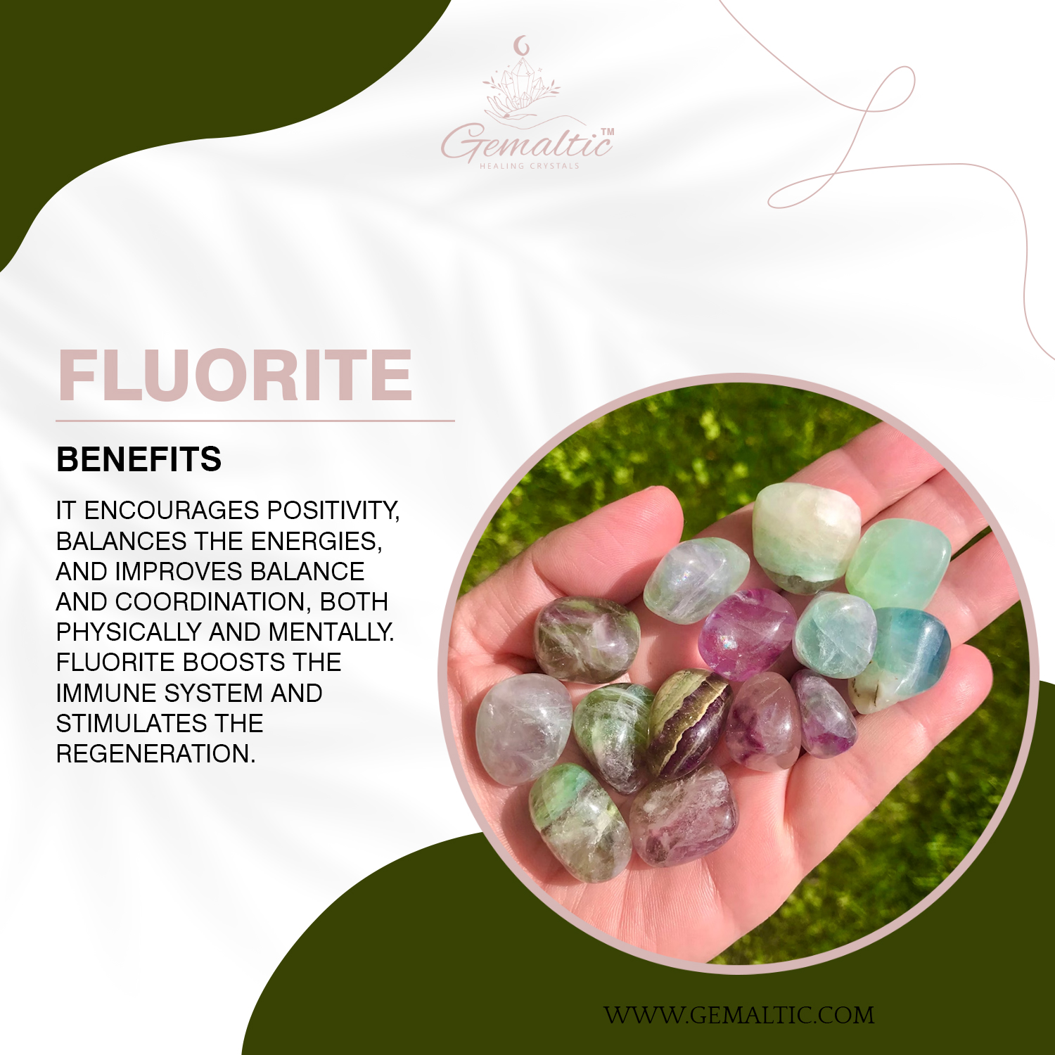 Fluorite Raw Stone