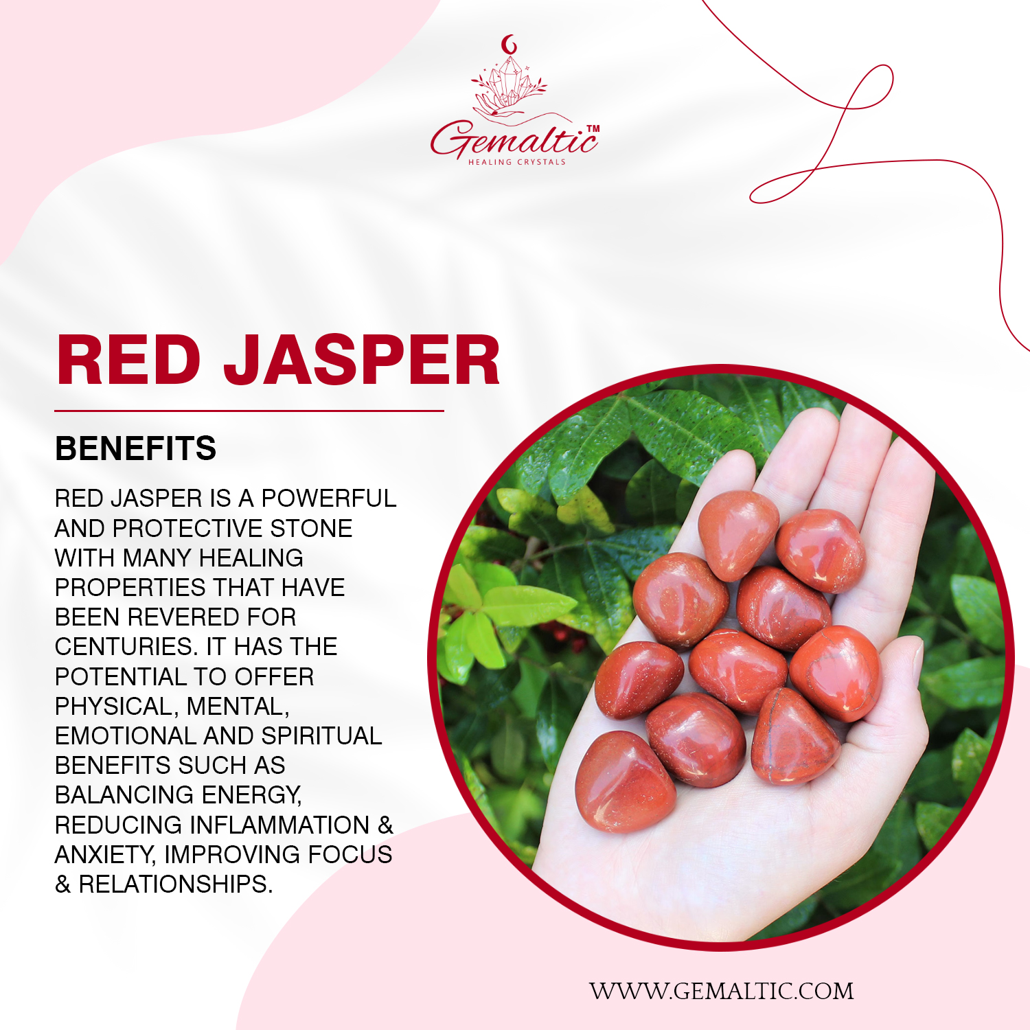 Red Jasper Raw Stone