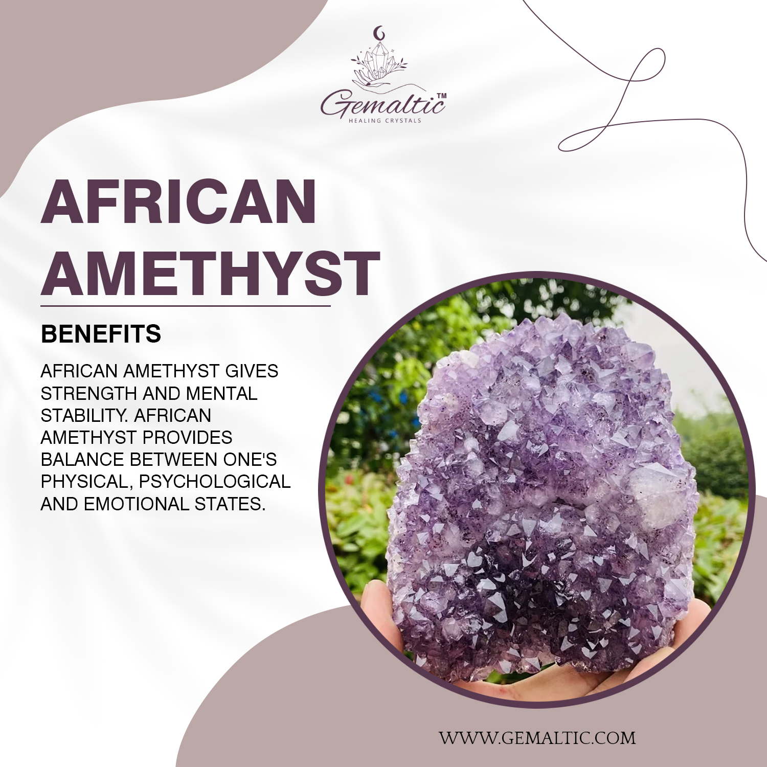 African-Amethyst African Amethyst Raw Stone