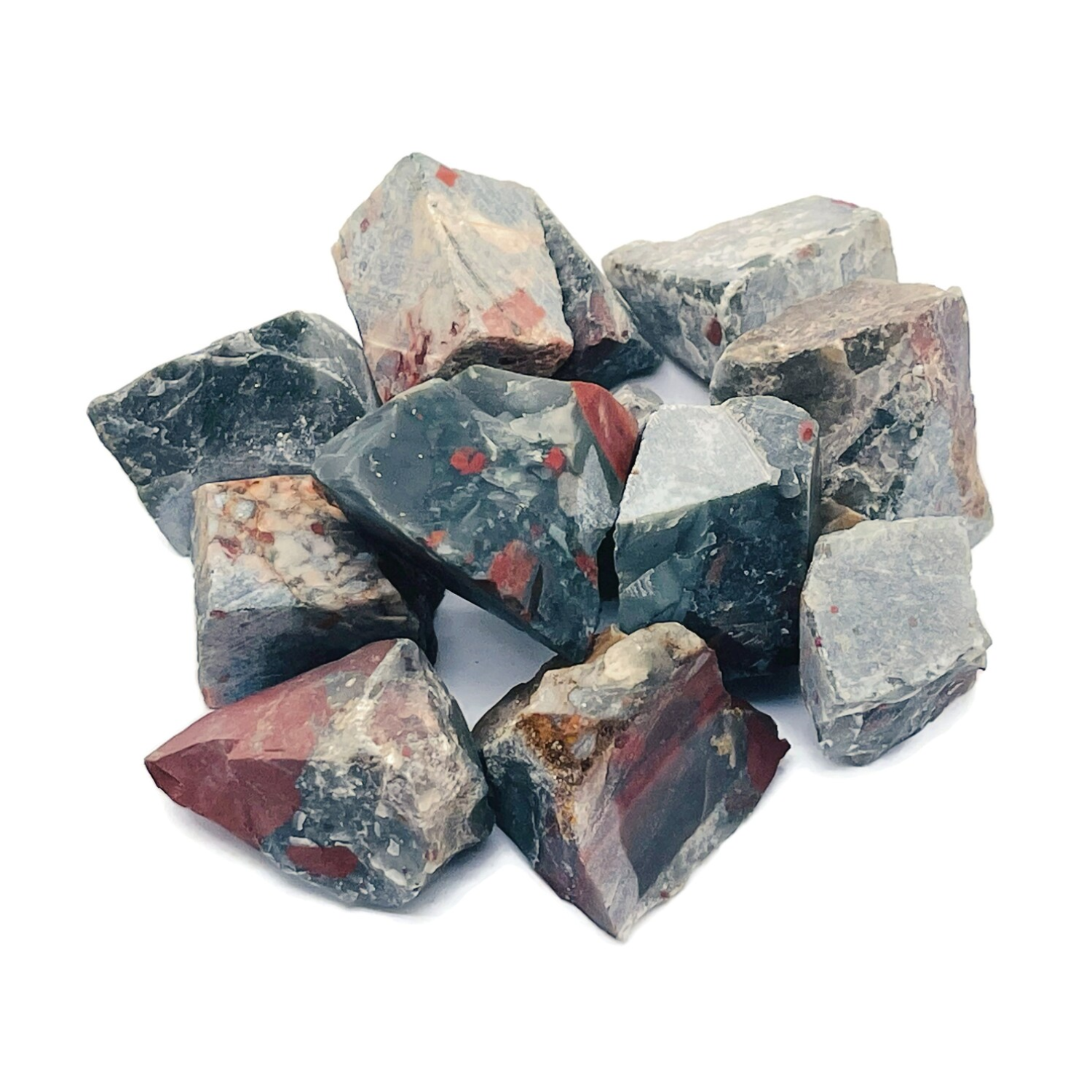 African Bloodstone Raw Stone