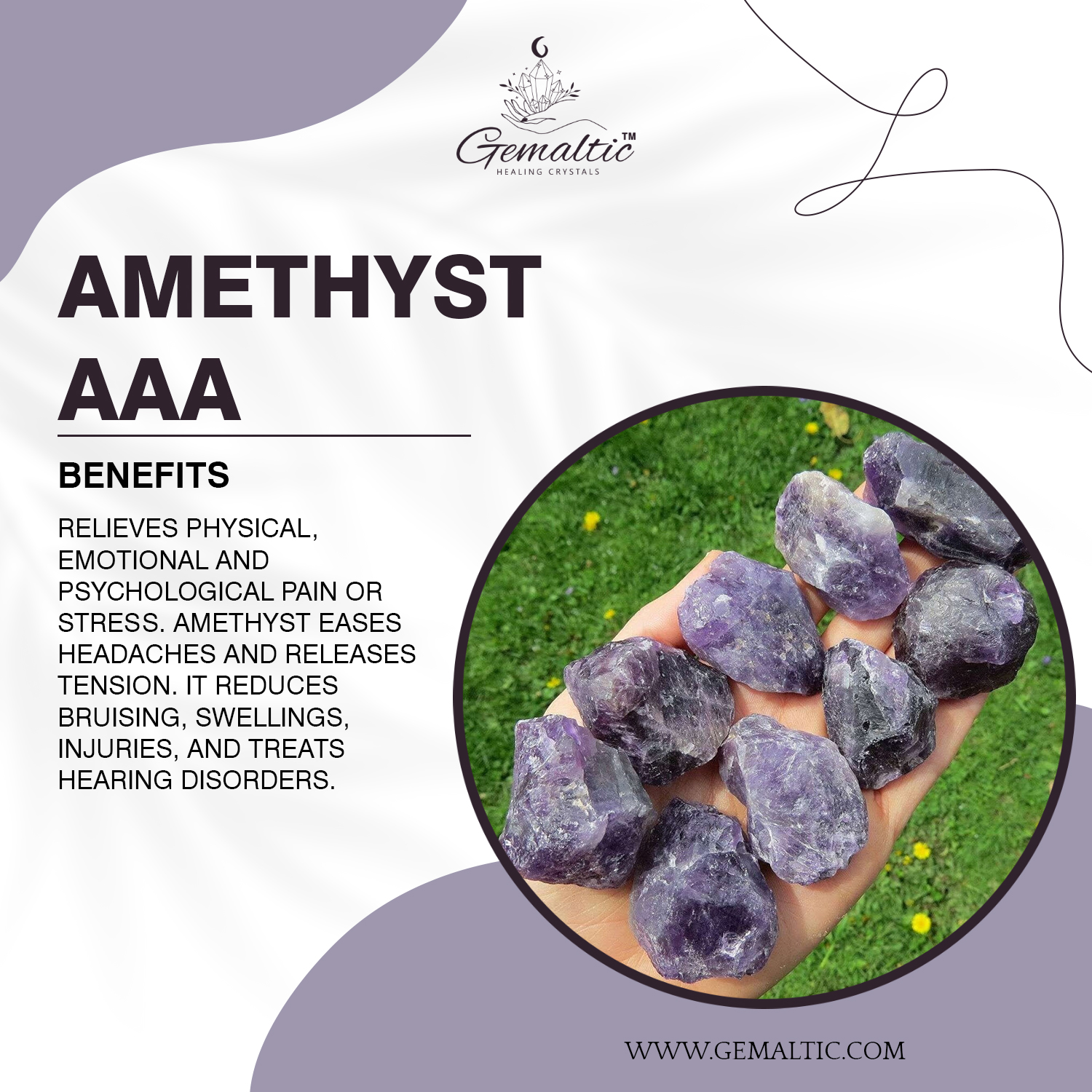 Amethyst Amethyst Raw Stone