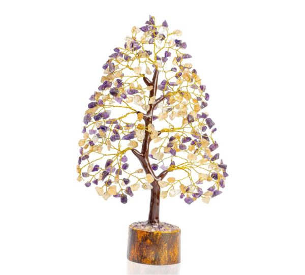 Amethyst & Citrine Tree