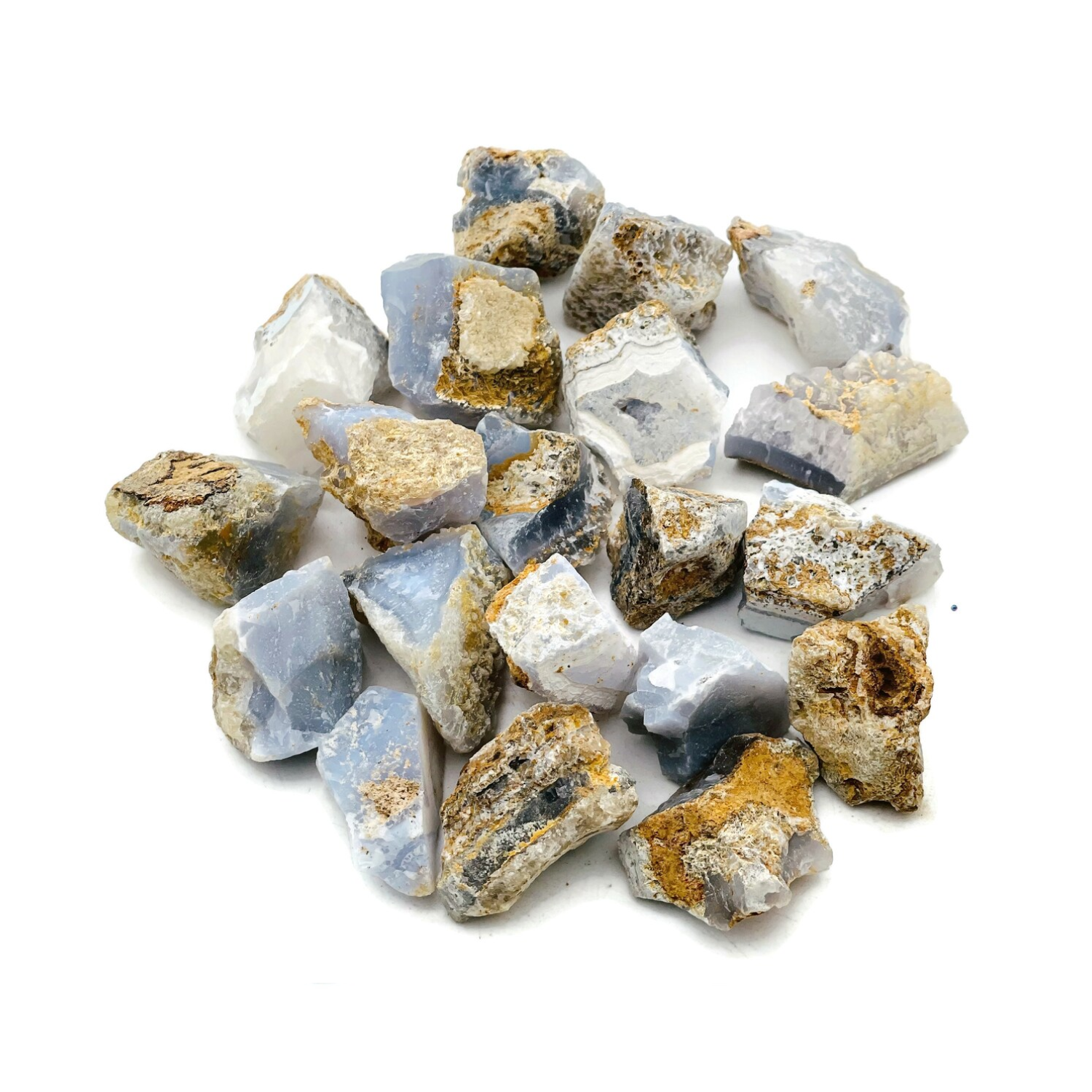 Blue Lace Agate Blue Lace Agate Raw Stone