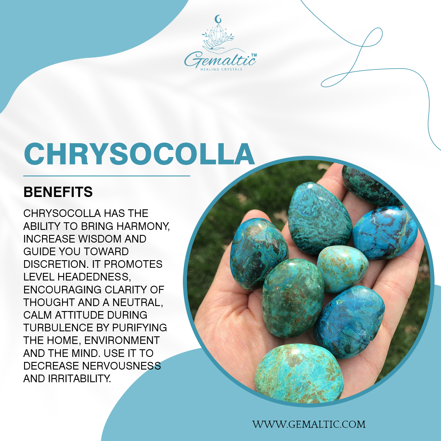 Chrysocolla Raw Stone