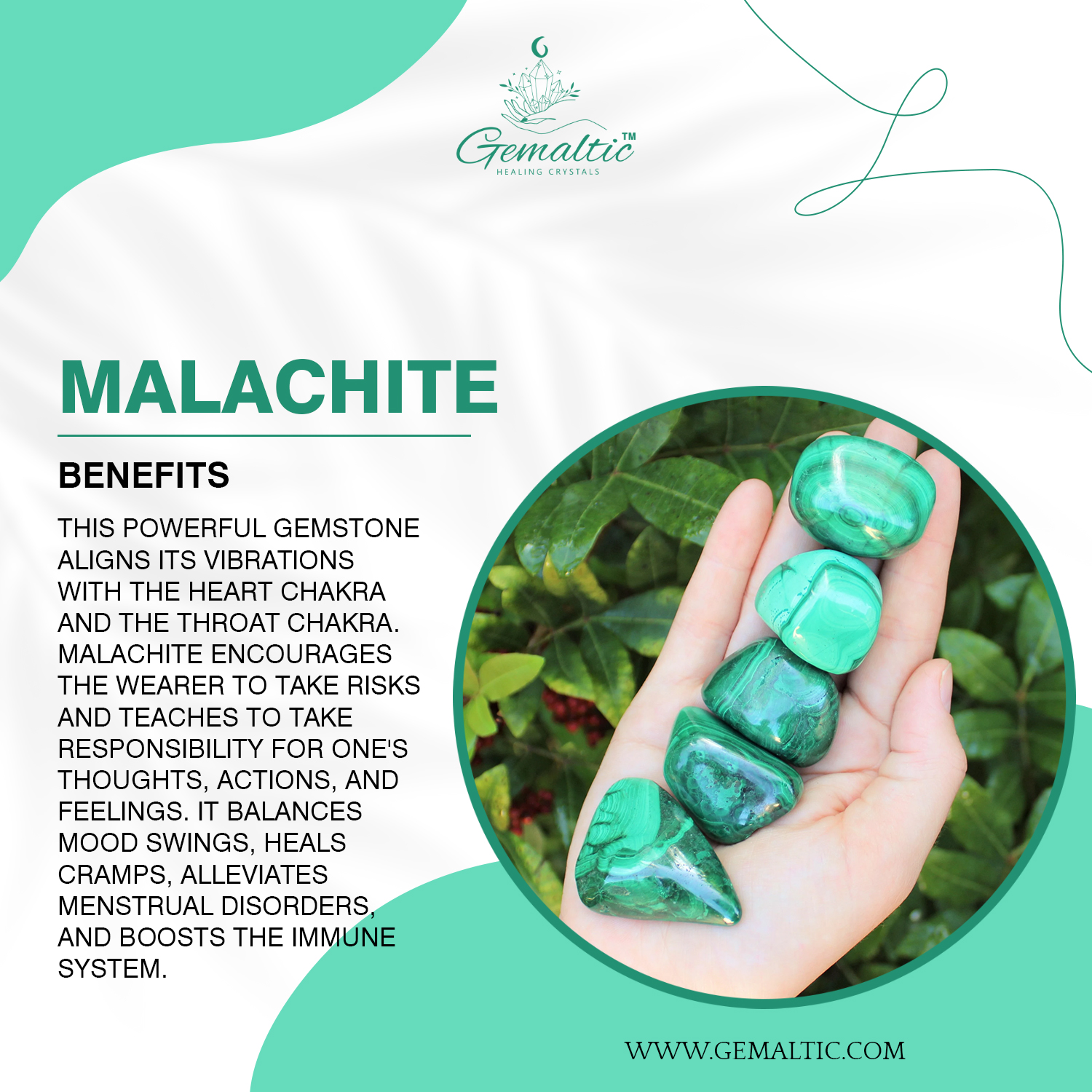 Malachite Malachite Raw Stone